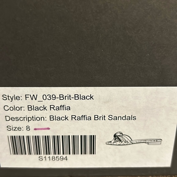 Black Raffia Brit Sandals
TUCKERNUCK SHOES - Picture 7 of 12